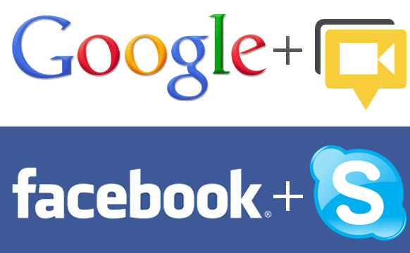Google+ Hangouts vs Facebook + Skype