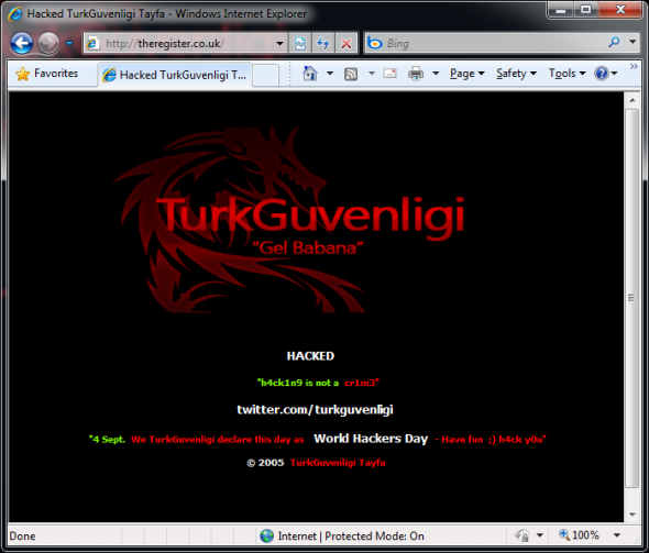 TurkGuvenligi DNS Hack