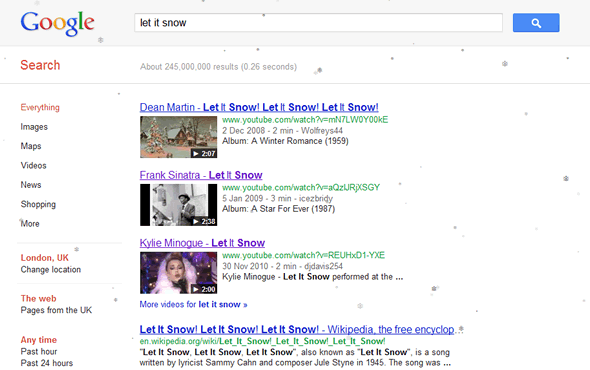 Google - Let It Snow