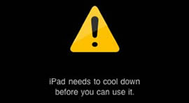 iPad needs to cool down