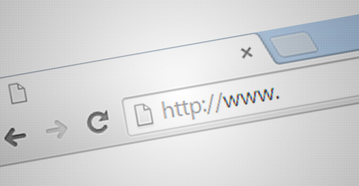 Website address URL bar