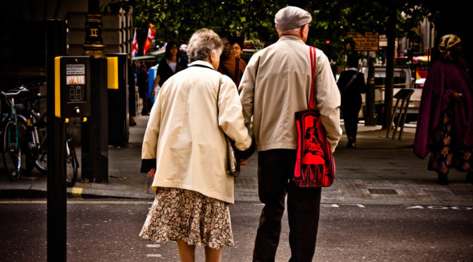 Elderly couple