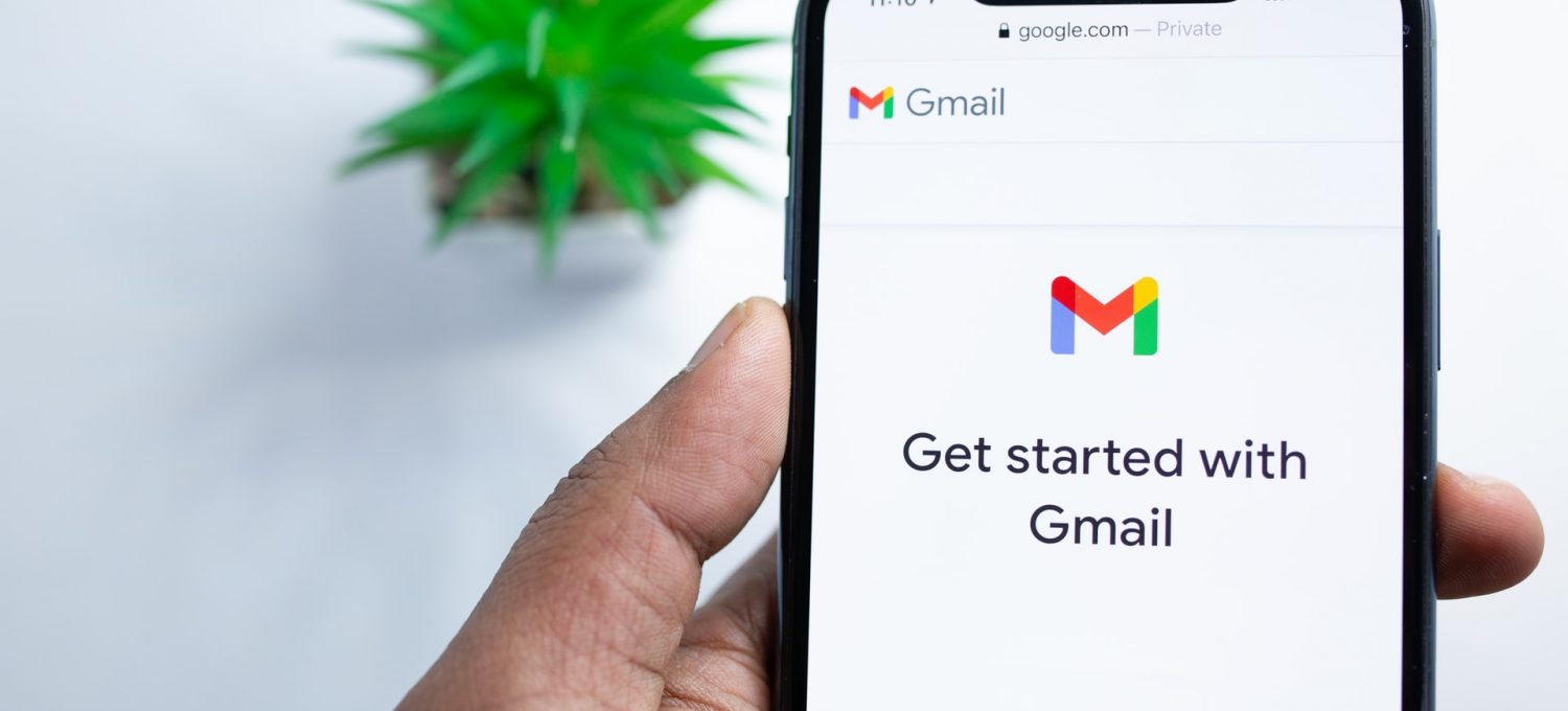 Gmail app on a phone