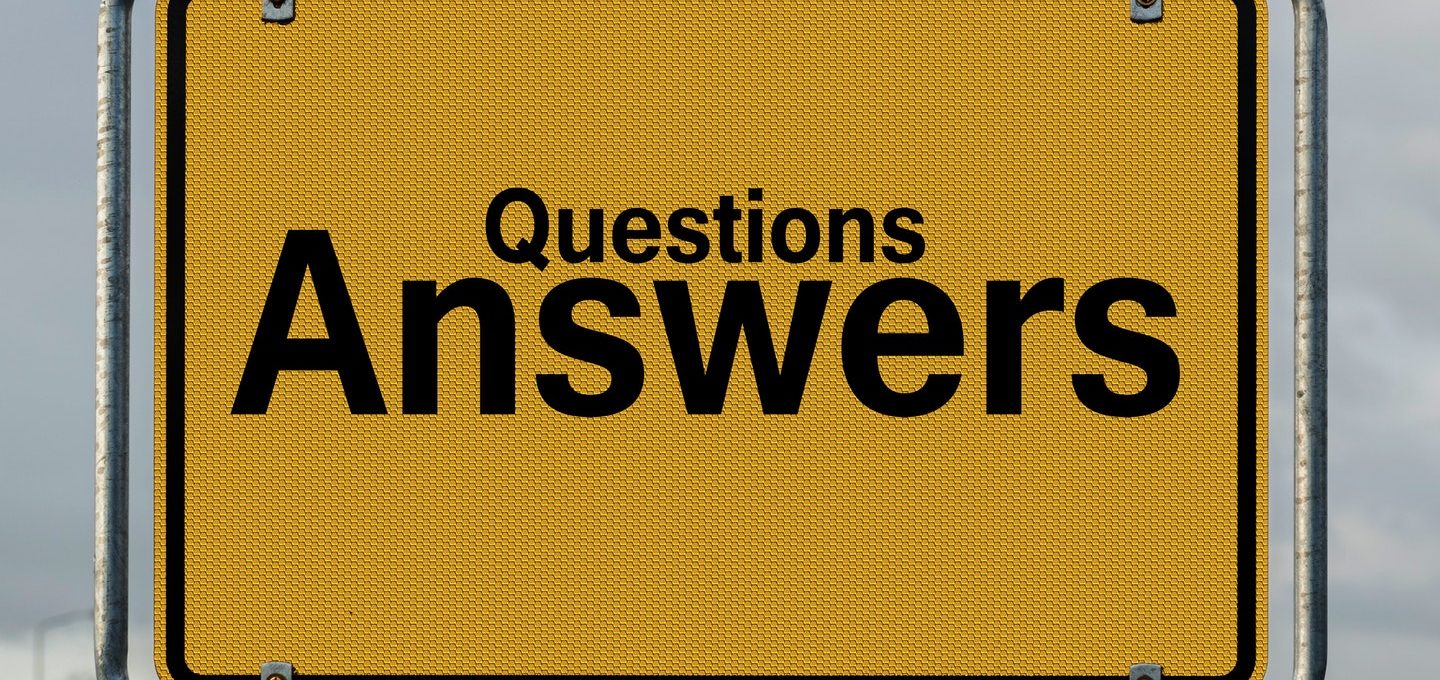 Questions and answers sign